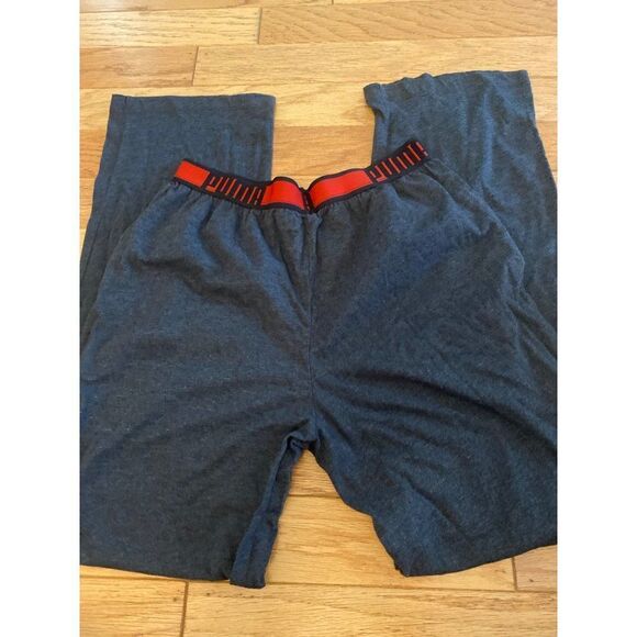 Puma, women's grey causal cotton blend thin sweatpants size medium - Picture 4 of 8